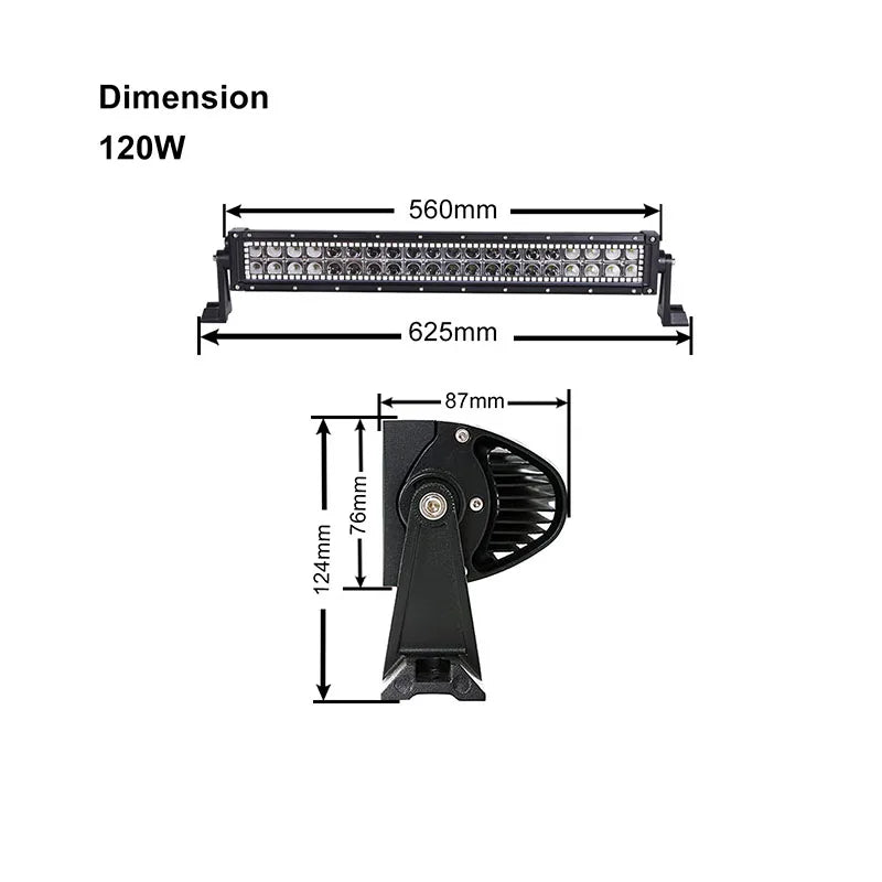 12volt 22inch RGB Chasing Bar Truck Off Road Pickup