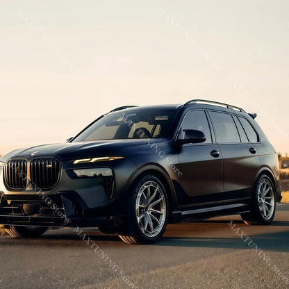 For BMW X7 G07 40I M50I M Sport 2020-2026 Gloss Black ABS Side