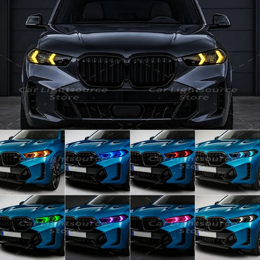 For BMW G05 G06 Lci X5 Yellow Drl Modules X6 F86 F95 30IX 30D