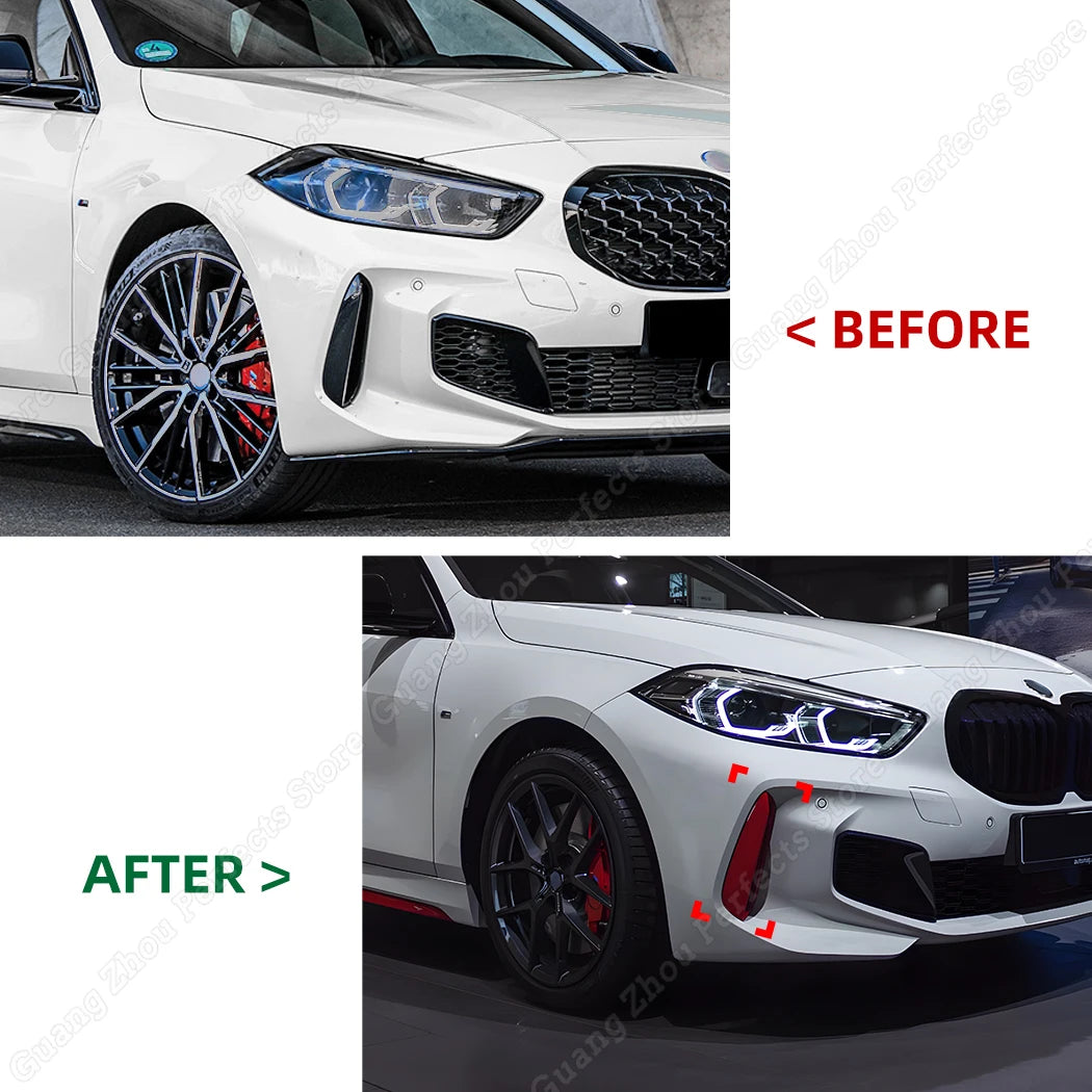 For BMW 1 Series F40 M-PACK M135I 2019-2024 Red Front Bumper