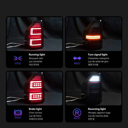 For Mitsubishi Pajero V73 Taillight Assembly V77 Modified