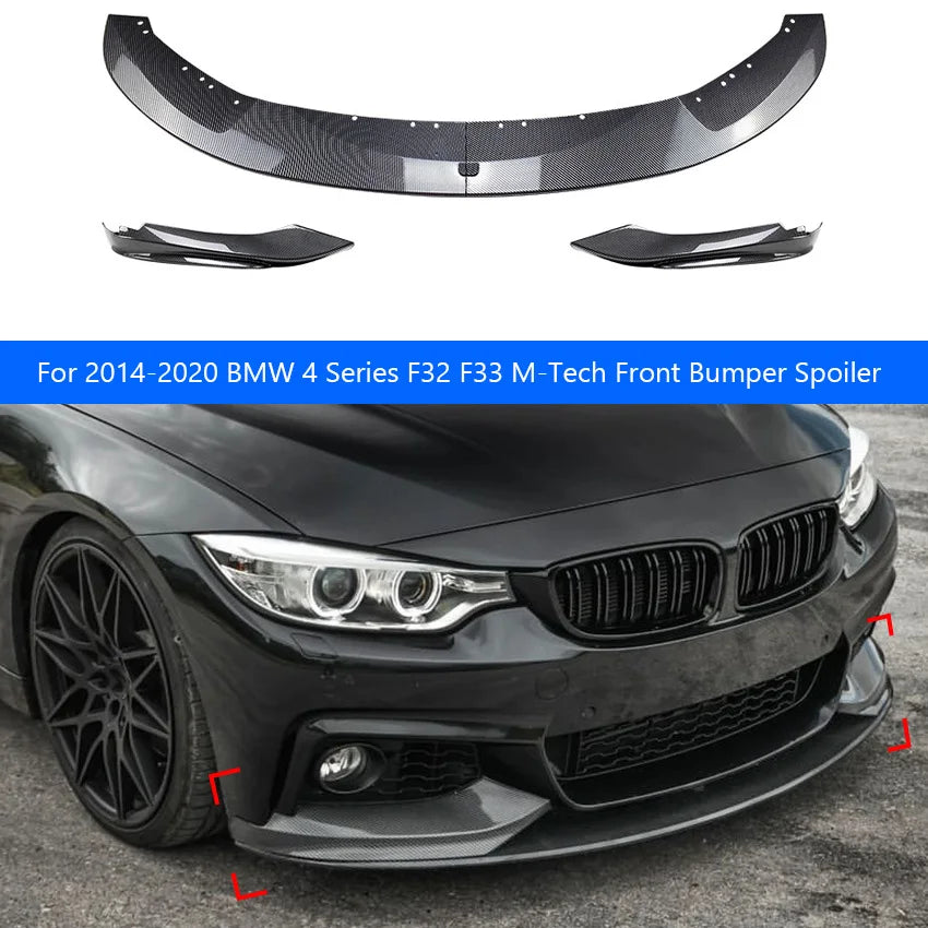 For 2014-2020 BMW 4 Series F32 F33 m-tech Front Bumper Lip