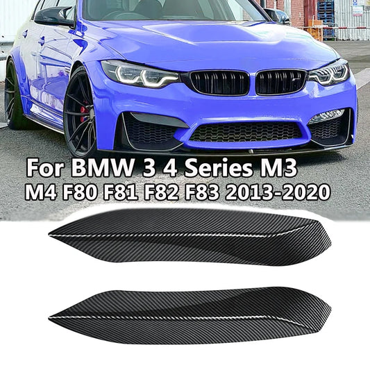 For BMW 3 4 Series M3 2PCS Front Left Right Bumper Lip Spoiler