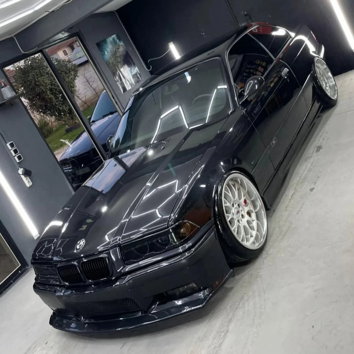 For 1992-1999 BMW E36 M3 316I l-r Gloss Black 318I 320I 323I