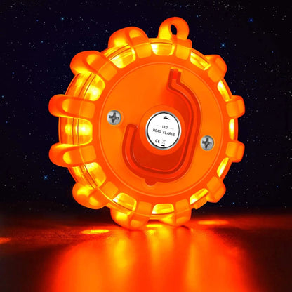 3PCS Road Flare Emergency Roadside Safety Beacon Disc Flashing