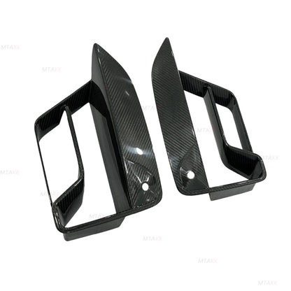 For BMW F90 M5 Lci 2021+ Dry Carbon Front Bumper Air Vent Cover