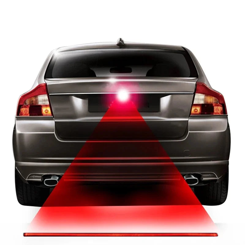 1-6pcs Cool anti-collision Laser Fog Taillight Brake Warning