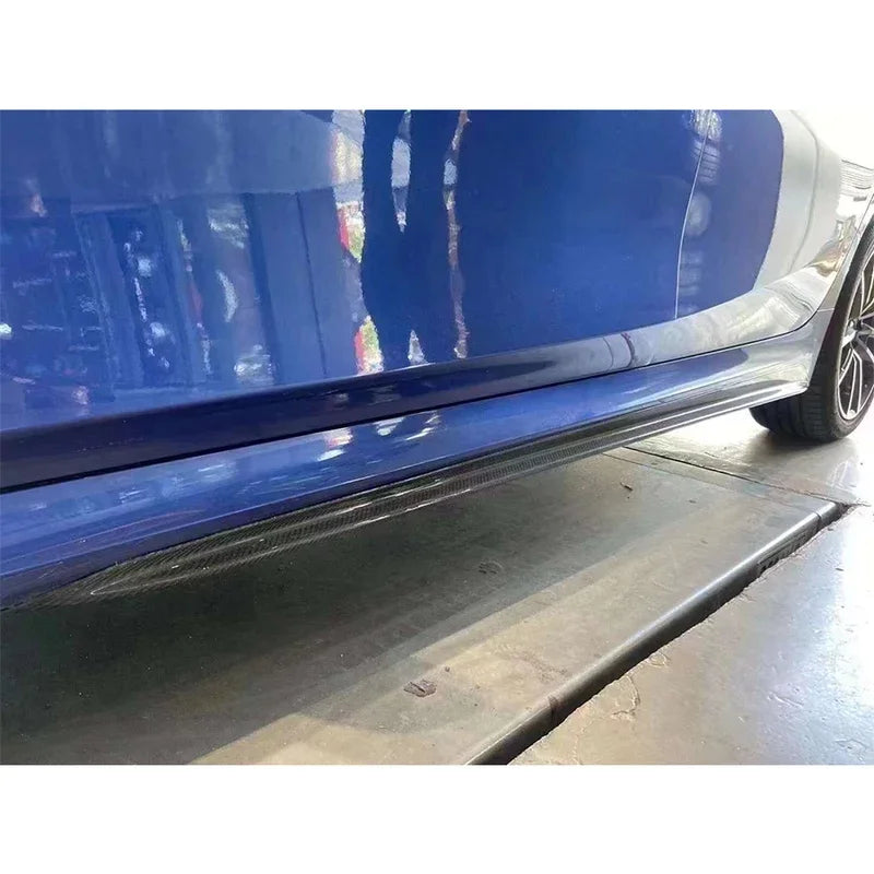 For BMW 3 Series G20 G28 Carbon Fiber Side Skirts Bumper