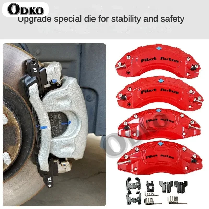 For Rivian Brake Caliper Cover Aluminum Alloy Front Rear Wheel