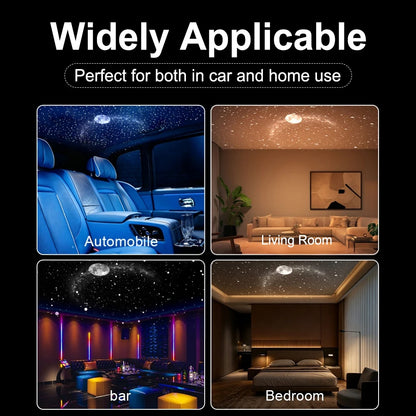 USB Interior Decor Roof Star Galaxy Projection Ambient Lighting