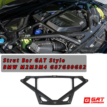 For BMW G80 G81 G82 G83 Dry Carbon Fiber Engine Strut Bar Gat M3