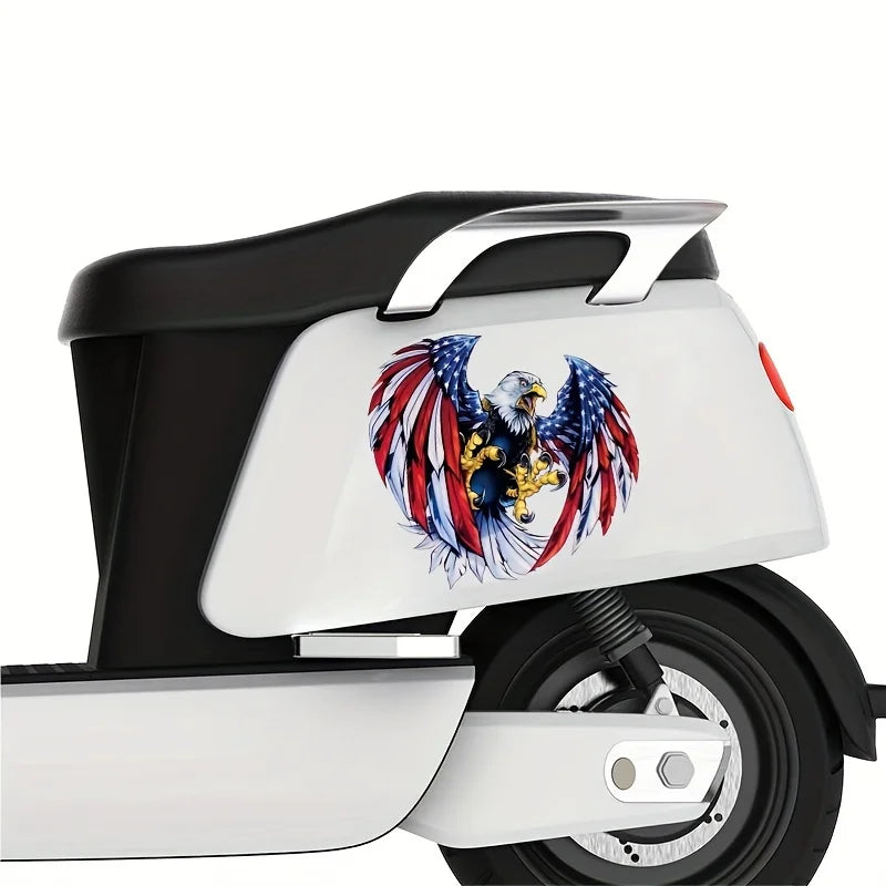 For Motorcycle Stickers Eagle Cartoon Window Decal Scratch Cover