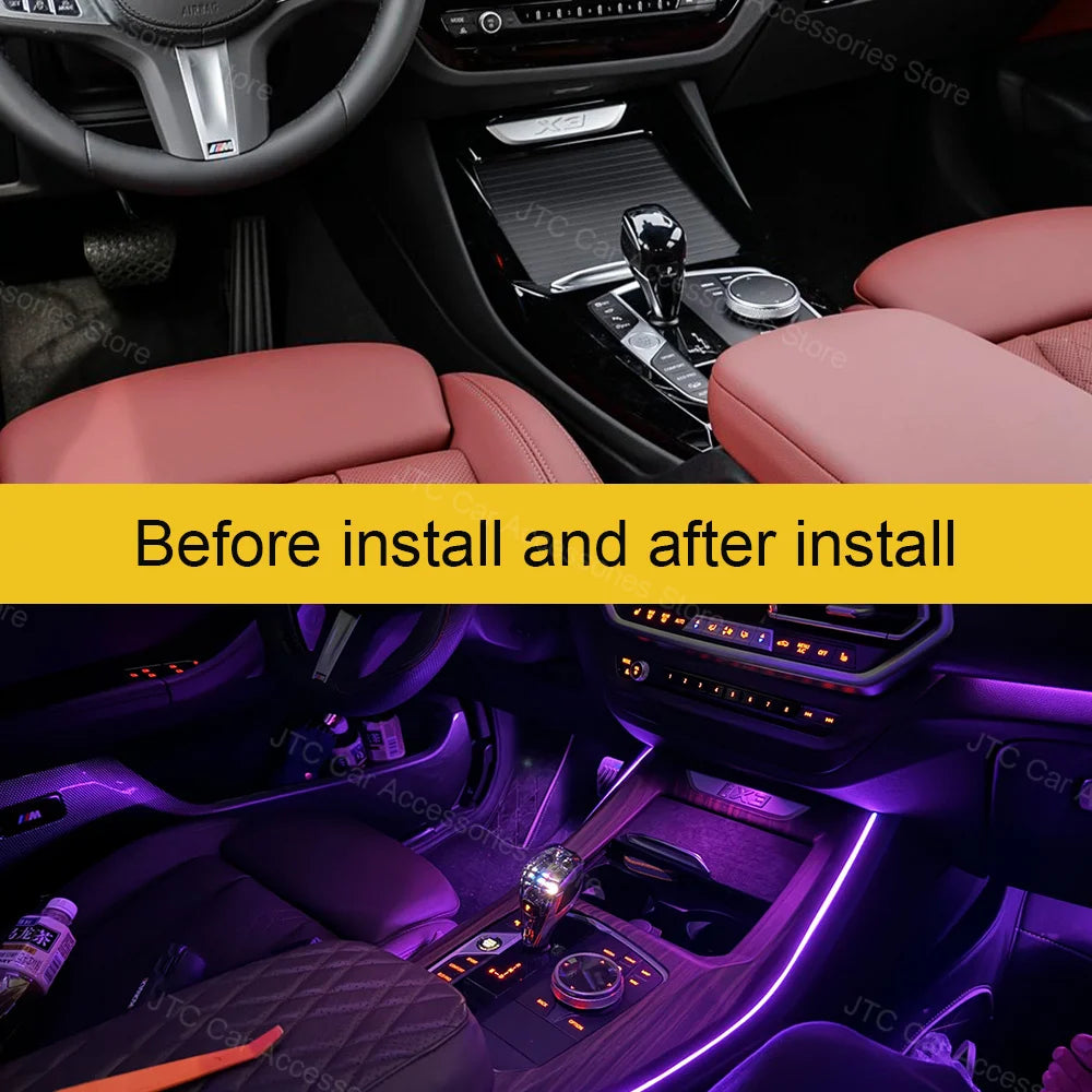 For BMW 5 6 Series X3 Colour Center Console Ambient Saddle X4