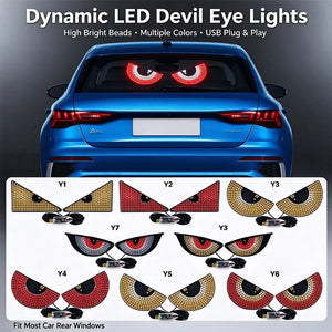 Dynamic Devil S Eye Decor Front Rear Windshield 5V