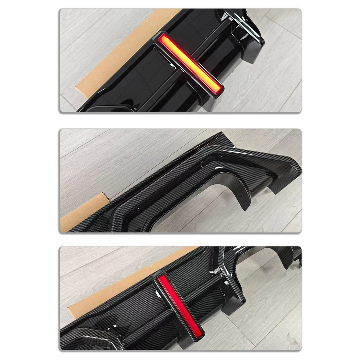 For BMW M2 G87 2023 2024 Rear Bumper Lip Diffuser Spoiler