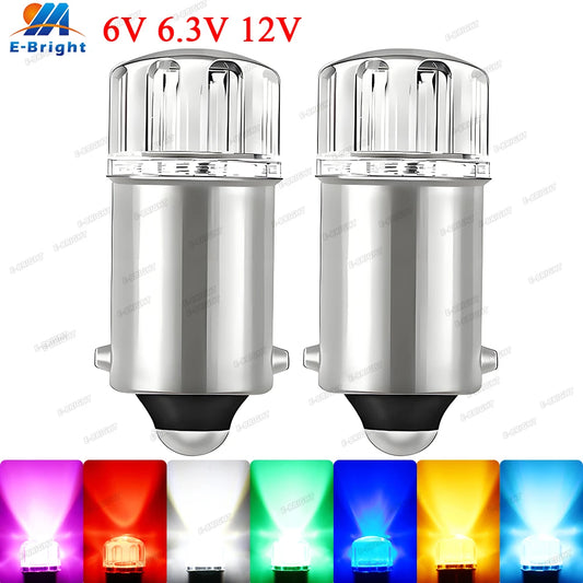 2X ba9s T4W Bulb T2W T3W Dc 12V 6V