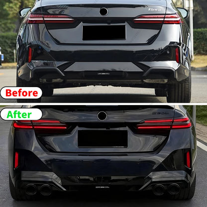 For BMW 5 Series G60 Or 2PCS Exhaust Cover I5 Pipe Trim Sport