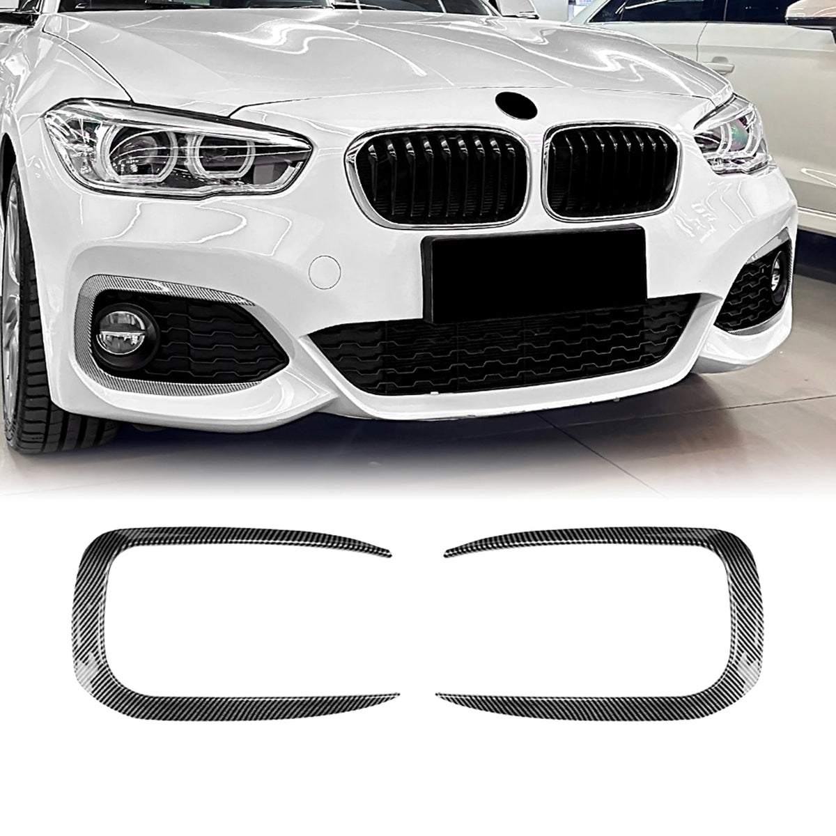 For BMW 1 Series F20 F21 Front Bumper Side Vent Cover Trim M