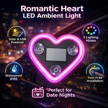 For Transparent Surfaces Such As Glass heart-shaped Ambient