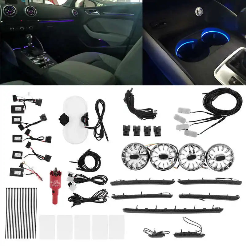 For Audi A3 8V 2013‑2018 Upgrades Color Interior Ambient