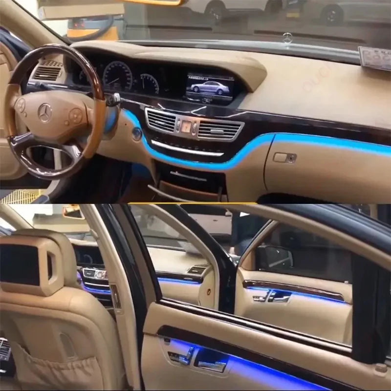 For Mercedes Benz S-Class W221 2005-2013 Color Ambient Lighting