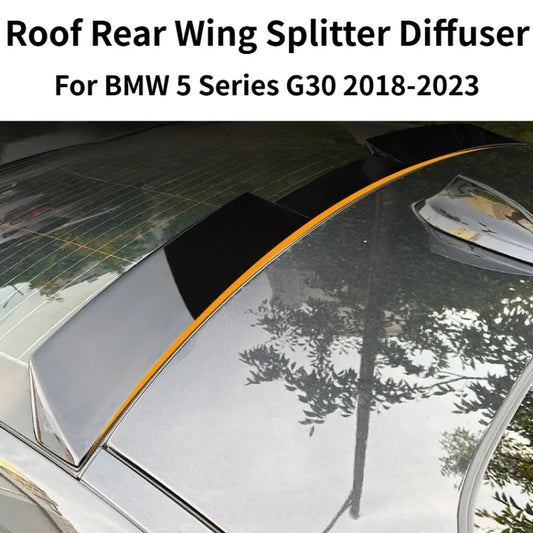 For BMW 5 Series G30 2018-2023 Roof Rear Wing Splitter Diffuser