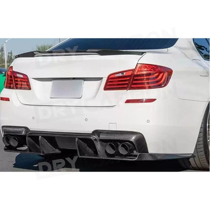 For BMW 5 Series F10 M5 Carbon Fiber Rear Diffuser Bumper Flaps