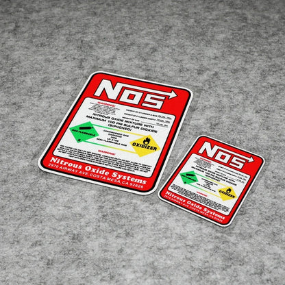 2PCS Stickers Reflective Nitrogen Acceleration Body Rear Window