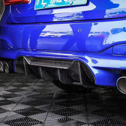 For BMW F90 M5 Competition 2017-2023 Real Carbon Fiber Rear