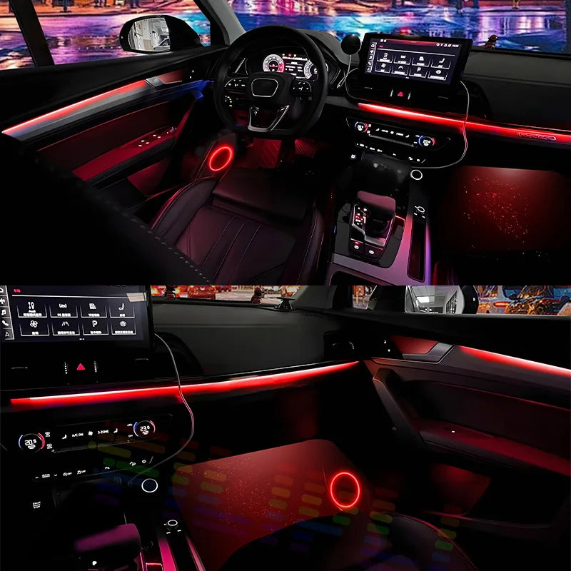 For Audi A5 2007-2016 Sleek Concealed Acrylic Interior Ambient