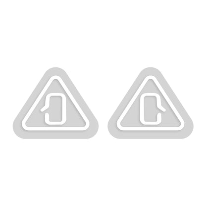 For Tesla Model 3 Y 2PCS Emergency Door Warning Sticker Front