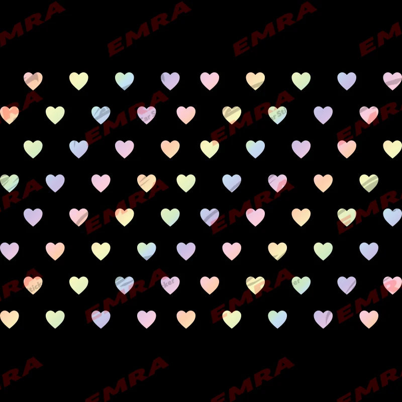 For Most Vehicles Decoration Die Cutting 72PCS Love Quarter