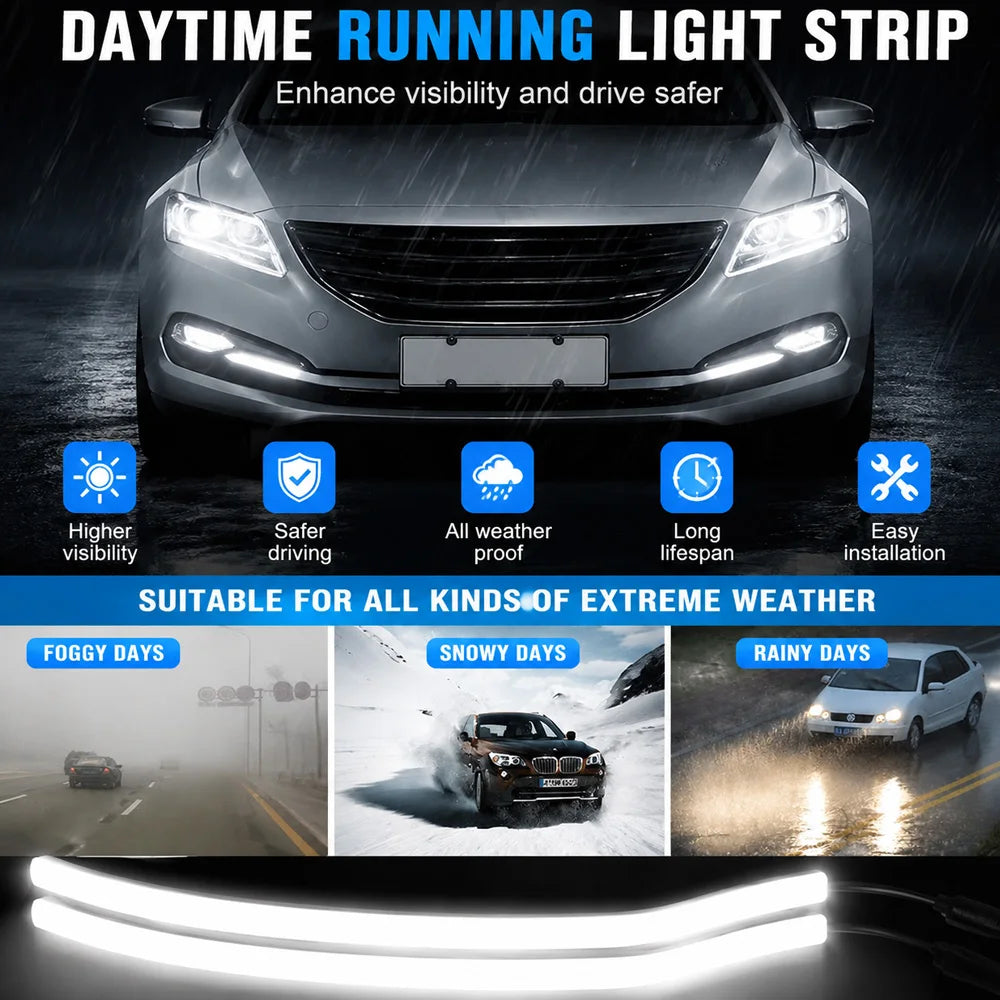Flexible Day Running Bar Dynamic Startup Drl Waterproof