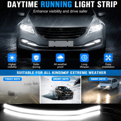 Flexible Day Running Bar Dynamic Startup Drl Waterproof