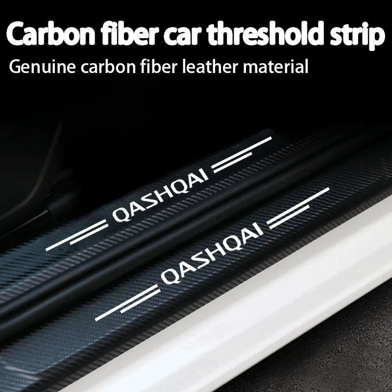 For Nissan Qashqai Threshold Guard Seametal Stickers Door Edge