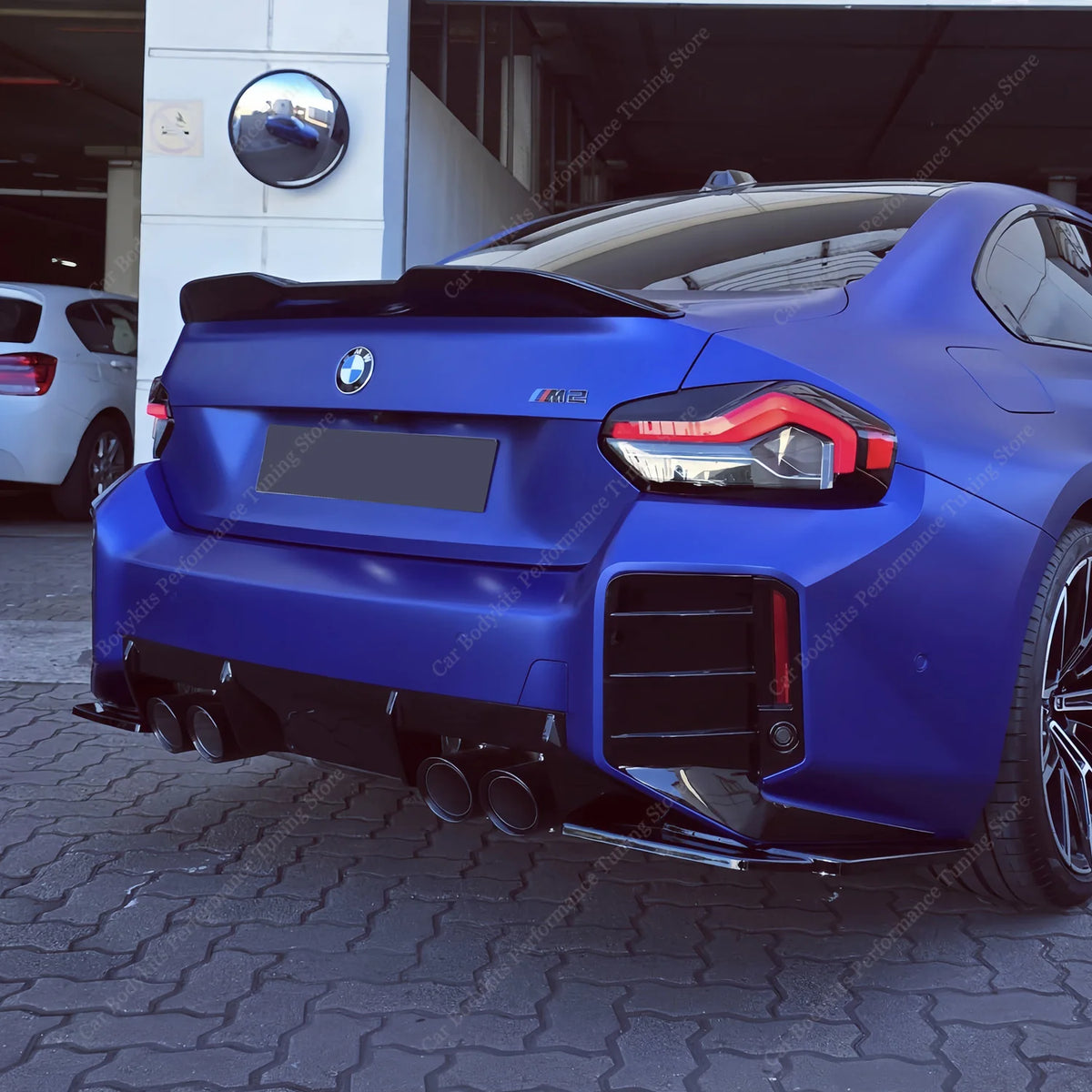 For BMW G87 M2 3.0T L6 Gloss Black Mp ABS Rear Splitter Diffuser