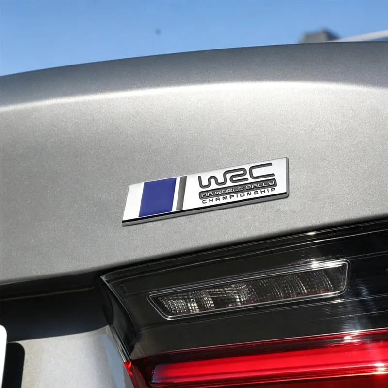 For Audi VW BMW Universal Auto 3D Metal Wrc Sticker Emblem Badge