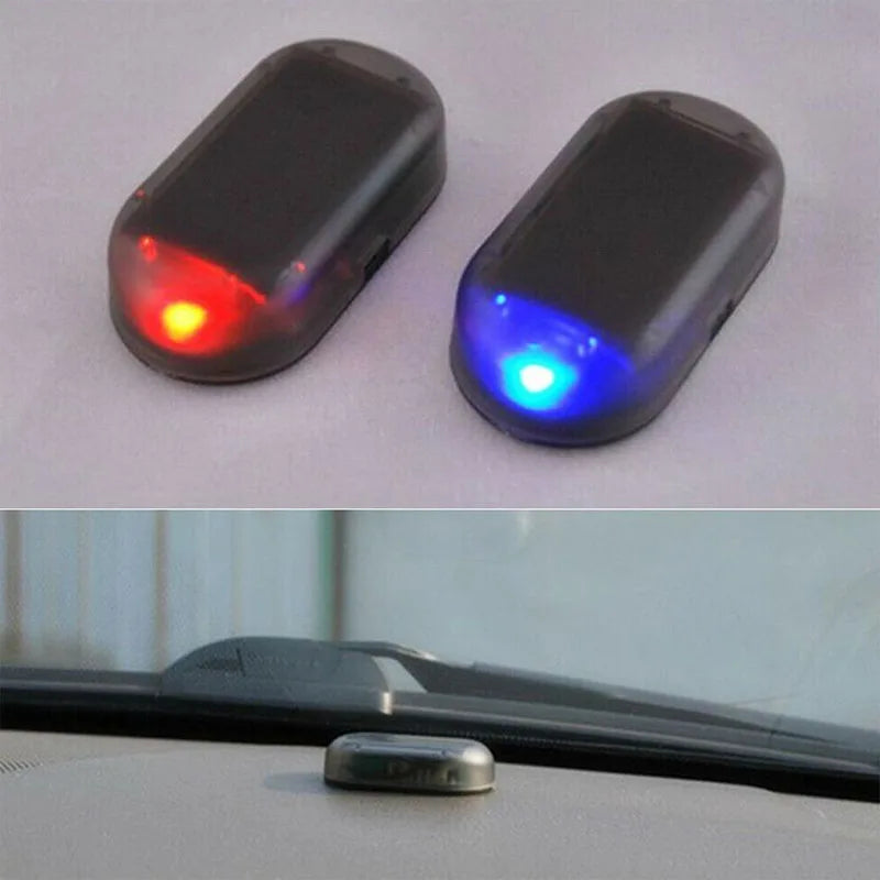 2PCS Fake Security Solar Powered Simulated Dummy Alarm Wireless