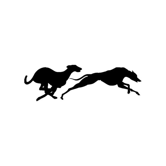 Sticker Running Greyhound Vinyl Window Decal Animal Motorcycle