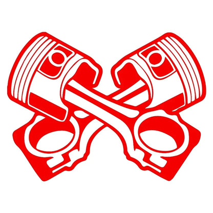 Sticker Engine Piston Pattern Motorcycle Stickers Supplies