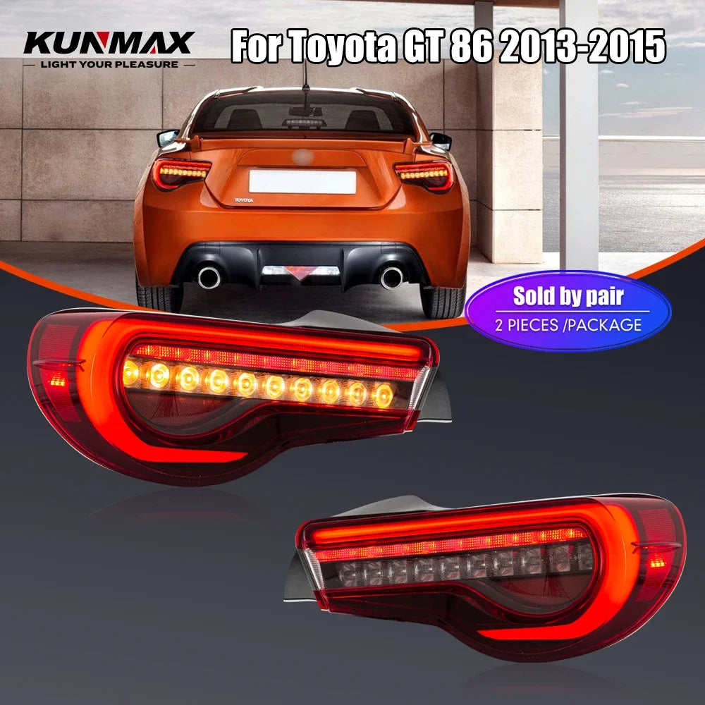 For Toyota Gt 86 2013-2015 Drl Pair Tail Reverse Brake Turning