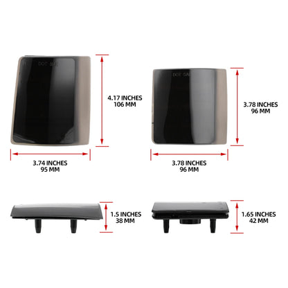 For GMC Yukon Suburban C1500 C2500 Smoked Front Sequential Side