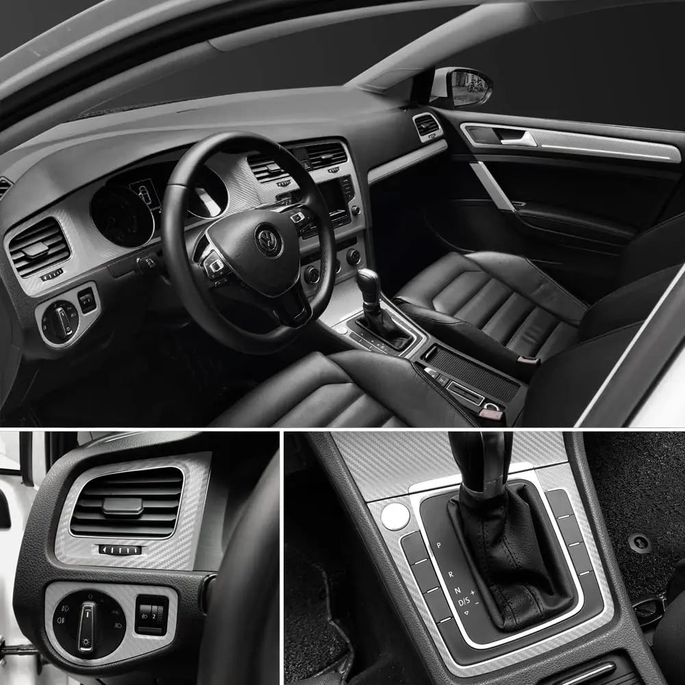 Carbon Fiber Body Vinyl Wrap Matte Glossy Black Sticker