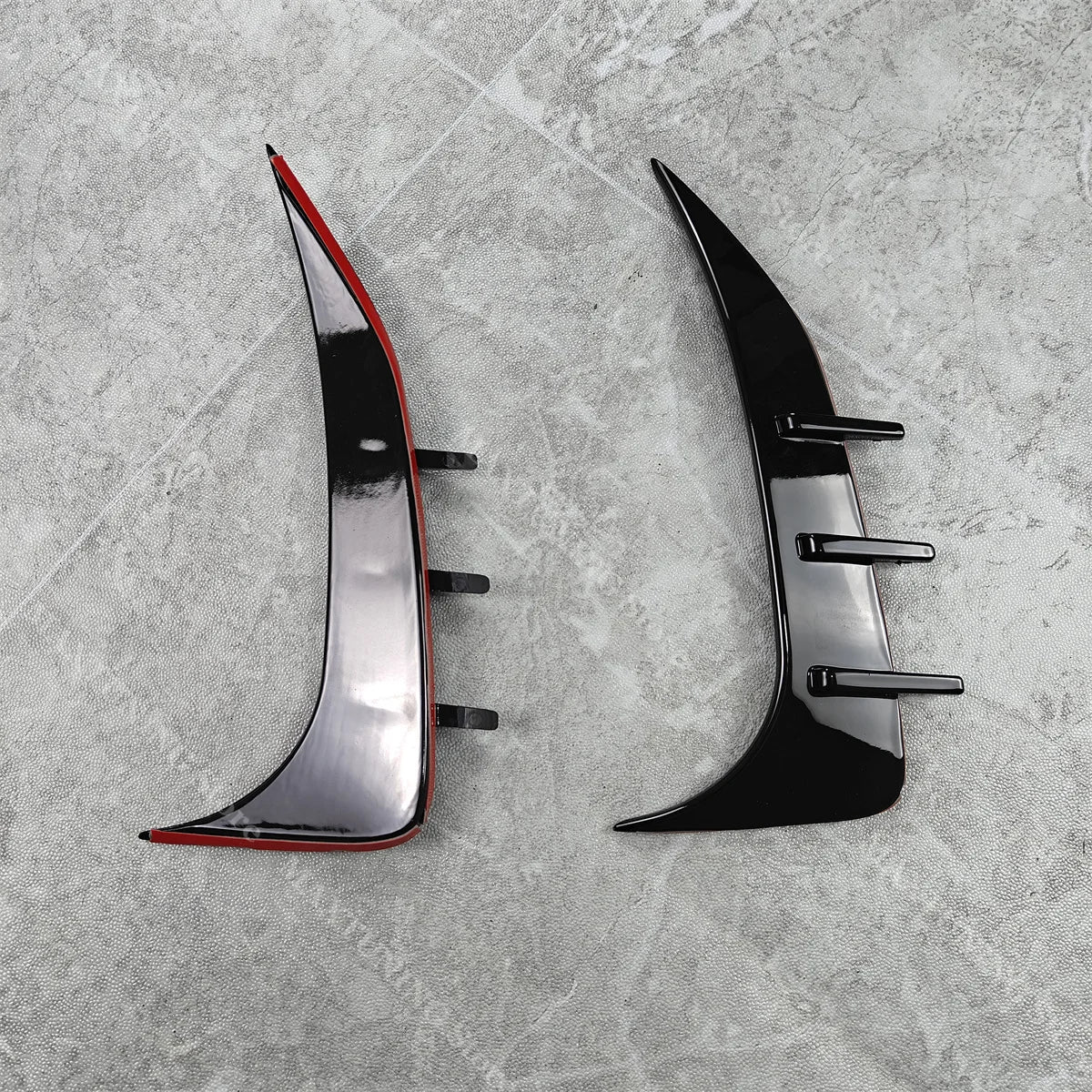 Rear Bumper Side Spoiler Air Vent Canard Splitter Wind