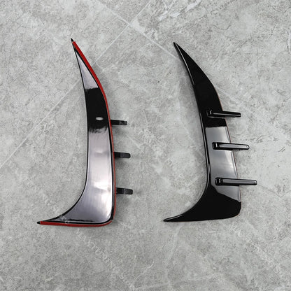 Rear Bumper Side Spoiler Air Vent Canard Splitter Wind
