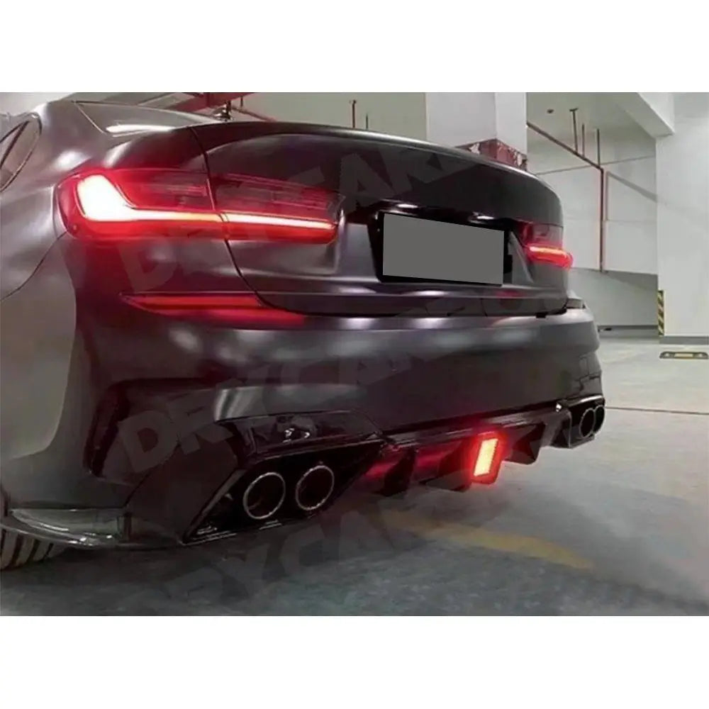 For BMW 3 Series G20 G28 Rear Bumpers Lip Diffuser Side