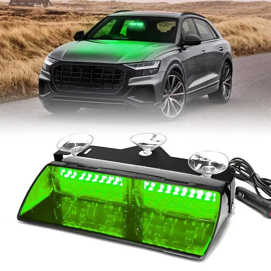 Nilight Bright Strobe Windshield Warning Flash Suction Cups