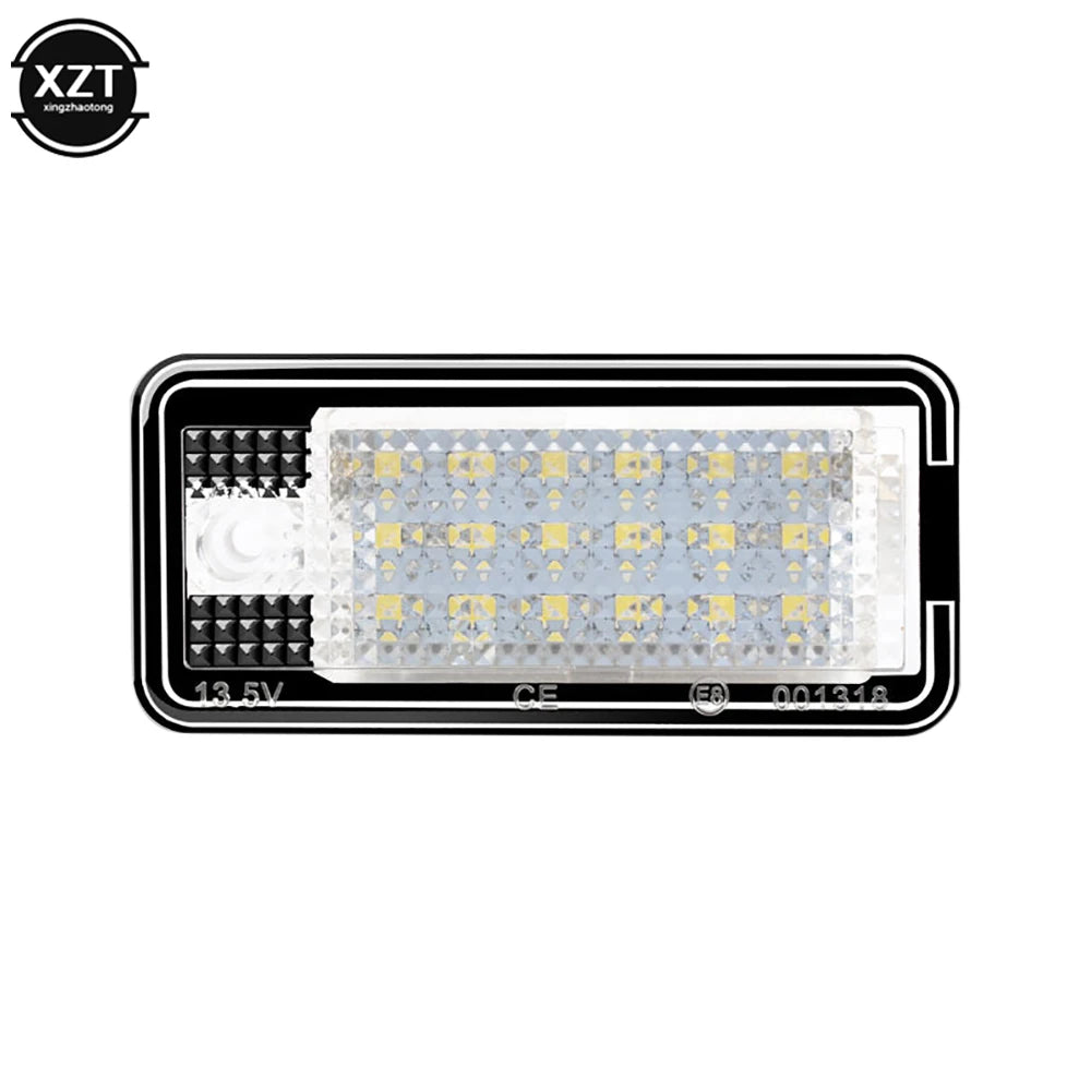 For Audi A3 S3 A4 S4 2PCS Canbus Number License Plate 12V C6 A8