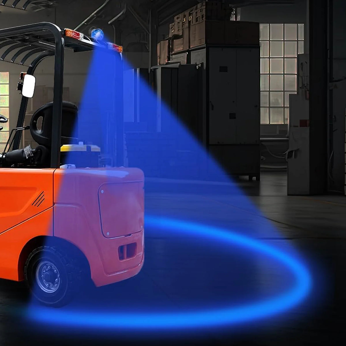 Arc 12v-80v MINI Forklift Warning Red Blue Safety Working