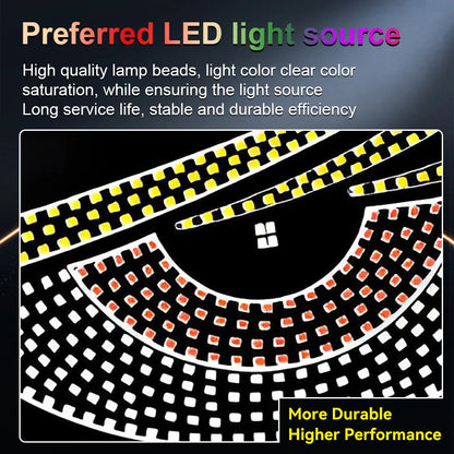 USB Dynamic Devil Eyes Windshield Matrix Panel Screen Truck